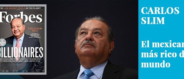 Carlos Slim es el sexto hombre más rico del mundo, con una fortuna de 54.500 millones de dólares. También se le ha catalogado como el octavo filántropo del planeta, con más de 4.000 millones de dólares donados a lo largo de su vida.