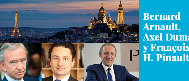 No son los empresarios más ricos de Europa, ya que este ranking lo encabezan el cofundador de Inditex, Amancio Ortega (más de 66 mil millones de euros) y el fundador de Ikea, Ingvar Kamprad (más de 65 mil millones de euros). Sin embargo, la prosperidad de los negocios capitaneados por los franceses Bernard Arnault, Axel Dumas y François-Henri Pinault son la prueba de que el mercado del lujo no solo no ha entrado en recesión en los peores años de la crisis internacional, sino que ha crecido.