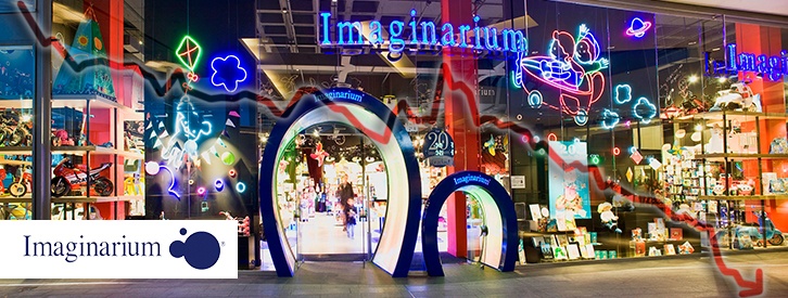 Caida a mínimos en bolsa de Imaginarium