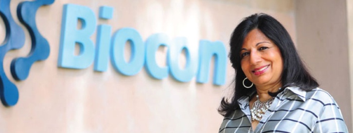 Kiran Mazumdar-Shaw, única empresaria multimillonaria de la India gracias a la insulina y a la bolsa.
