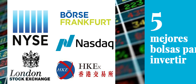 ¿Cuáles son las mejores bolsas para invertir de forma diversificada? En Eurekers, hemos seleccionado las cinco que nos parecen más destacadas tanto por el número de empresas que cotizan en ellas y la importancia de las mismas como por el volumen negociado o el impacto de estas bolsas en el entorno económico.