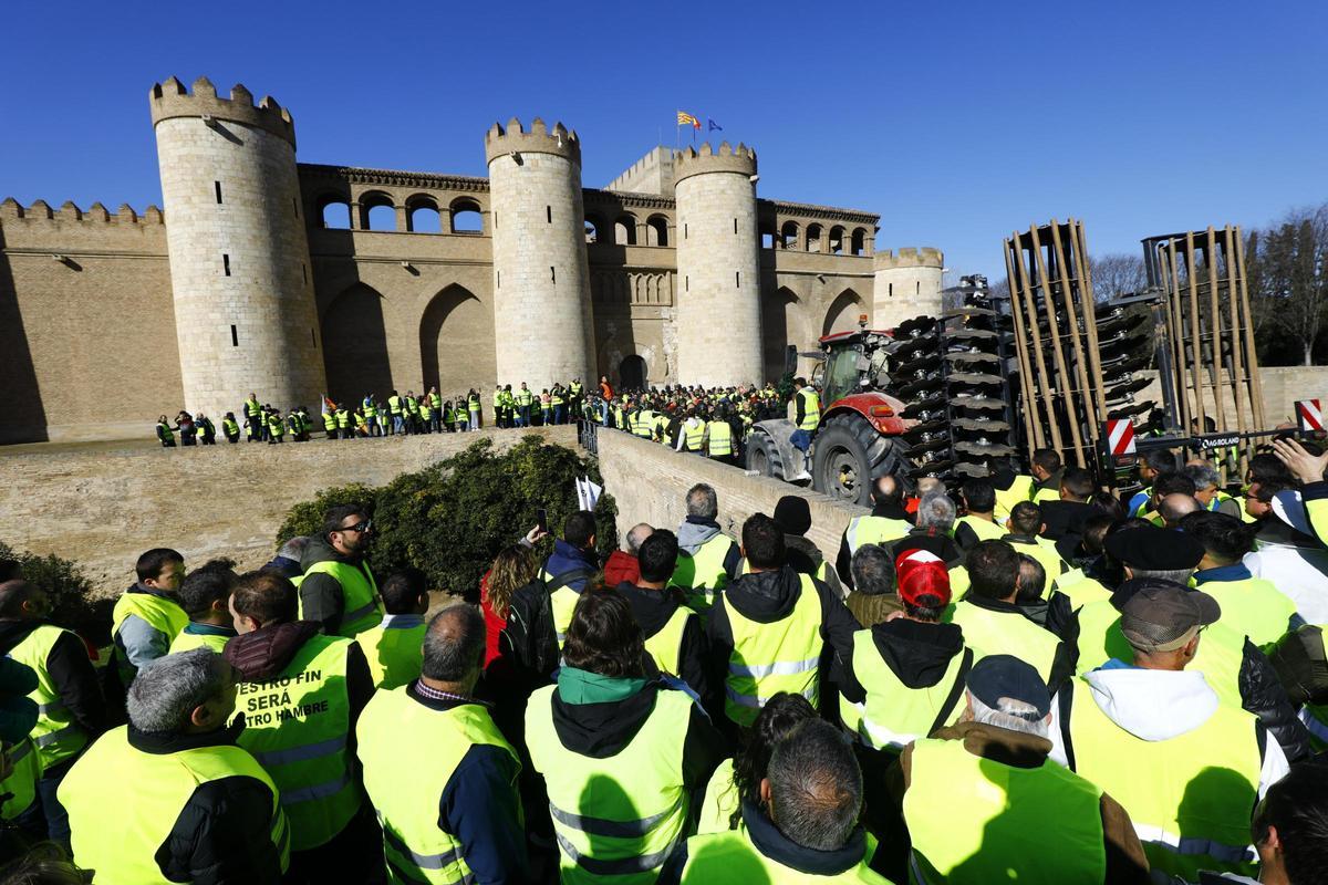 Protestas Aragón del medio rural
