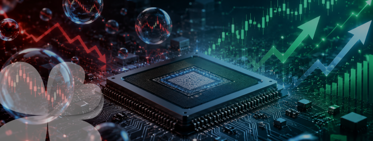 Los semiconductores están rompiendo récords, pero: ¿estamos ante una burbuja o una tendencia a aprovechar? Lo analizamos en nuestro blog.