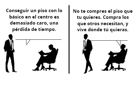 Ley de la vivienda- viñeta cómica